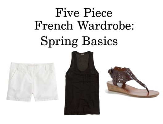 Five Piece French Wardrobe march 2014 basics spring j crew