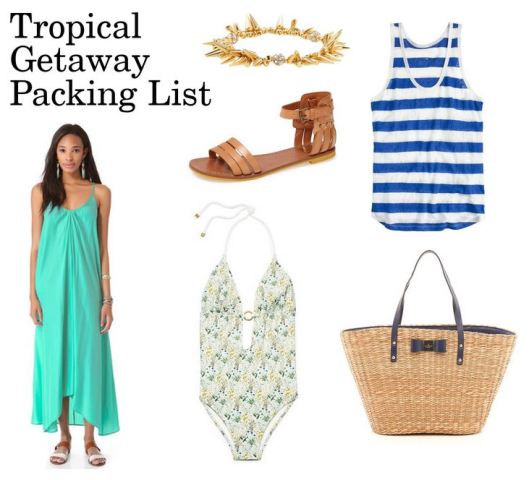 tropical vacation getaway packing list hawaii